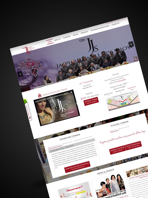jewelry website development